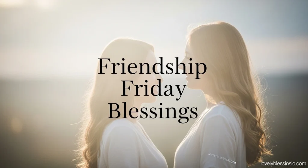 Friendship Friday Blessings