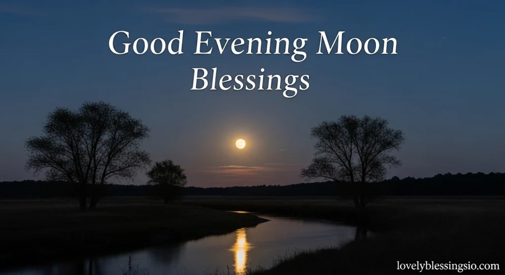 Good Evening Moon Blessings