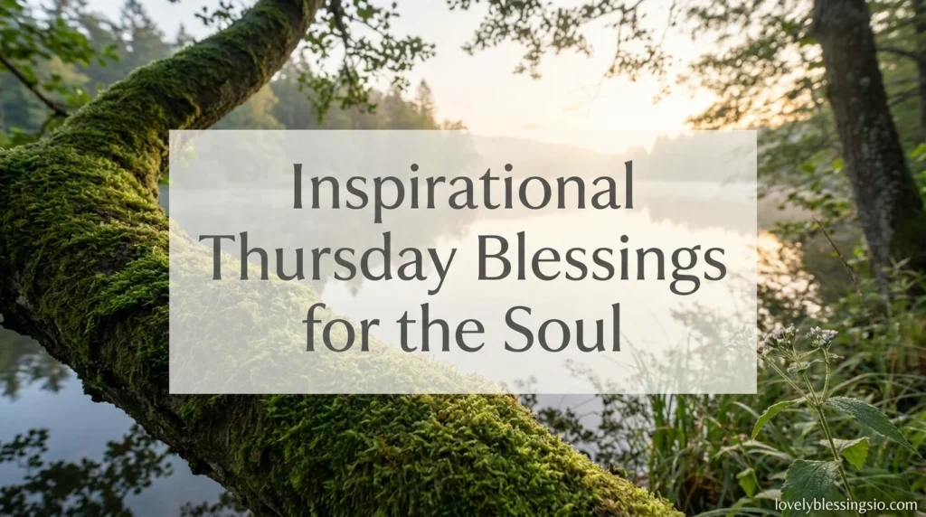 Inspirational Thursday Blessings for the Soul