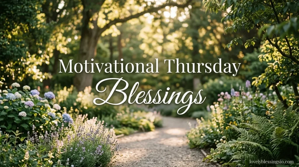 Motivational Thursday Blessings