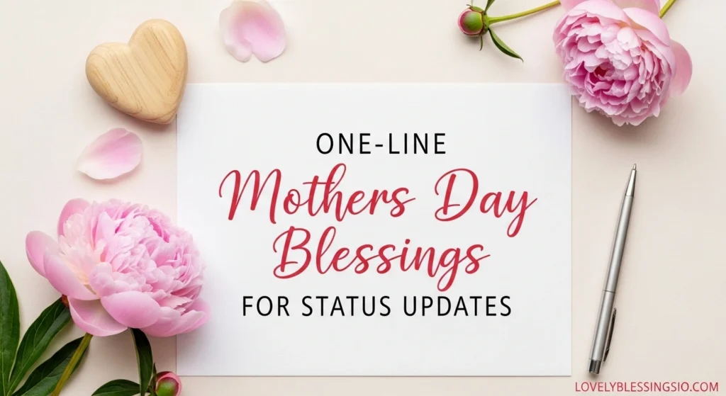 One-Line Mothers Day Blessings for Status Updates