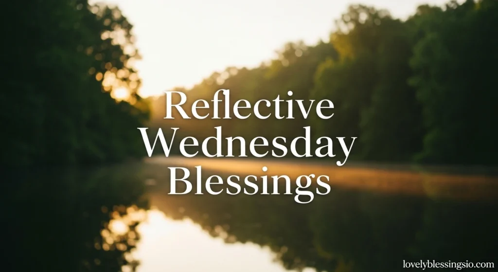 Reflective Wednesday Blessings