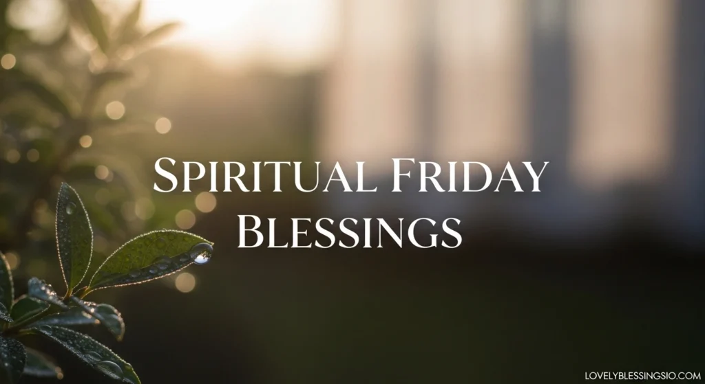Spiritual Friday Blessings