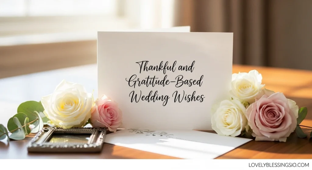 Thankful and Gratitude-Based Wedding Wishes