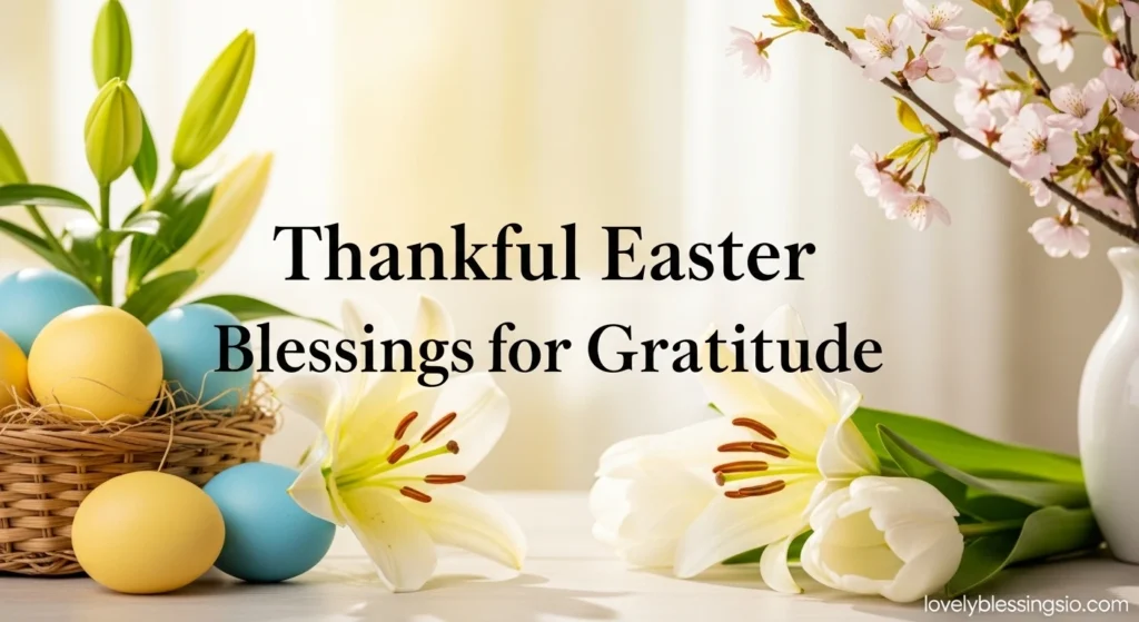 Thankful Easter Blessings for Gratitude