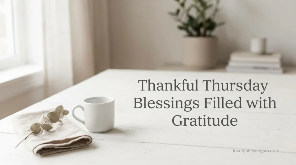 Thankful Thursday Blessings Filled with Gratitude