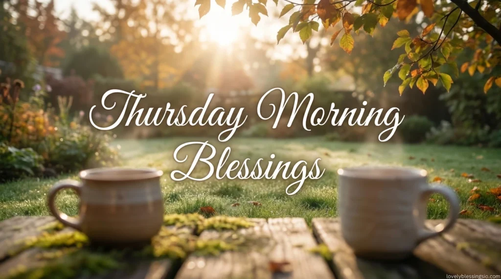 Thursday Morning Blessings