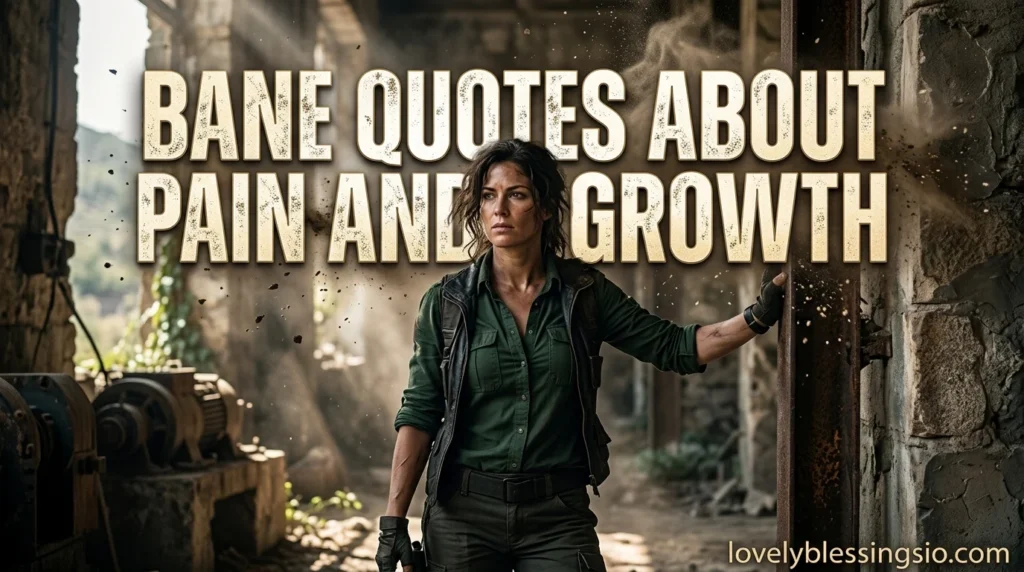 Bane Quotes About Pain and Growth