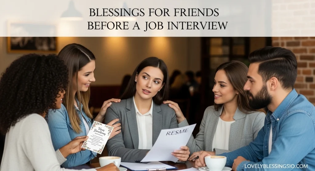 Blessings for Friends Before a Job Interview