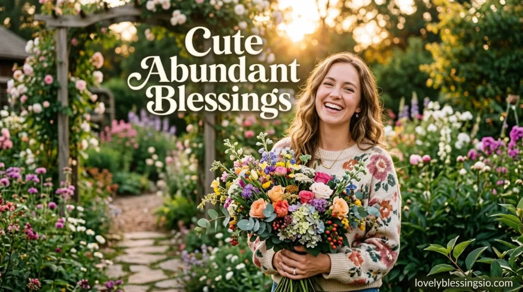 Cute Abundant Blessings