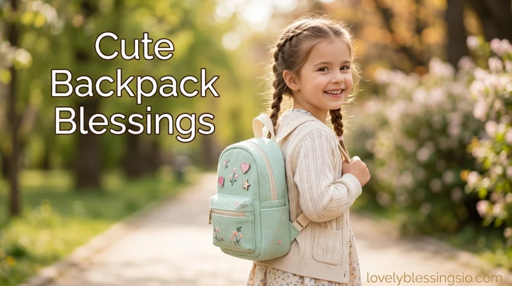 Cute Backpack Blessings
