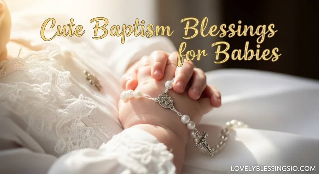 Cute Baptism Blessings for Babies