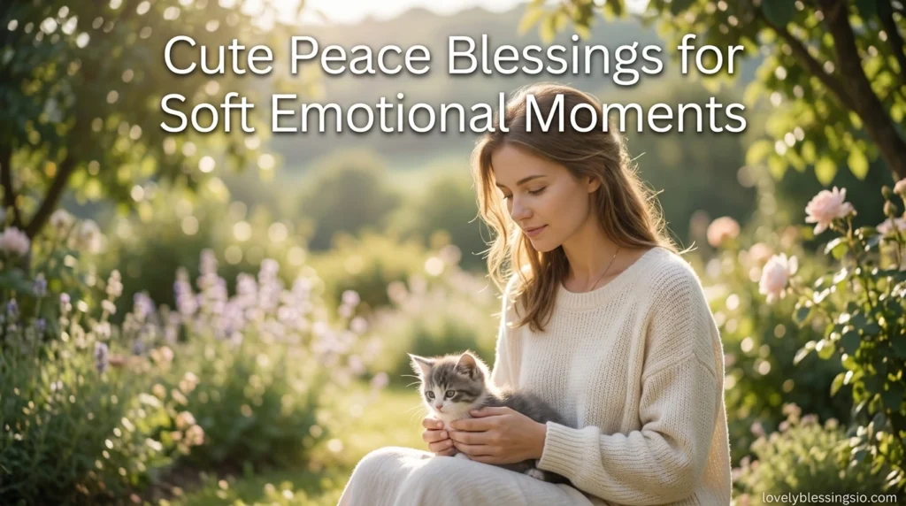 Cute Peace Blessings for Soft Emotional Moments