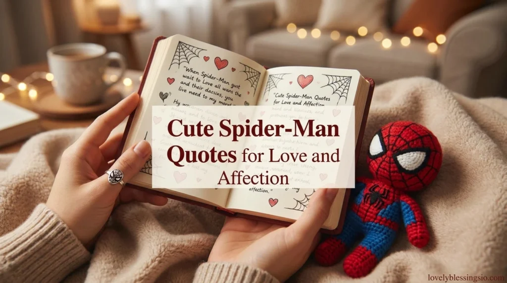 Cute Spider-Man Quotes for Love and Affection