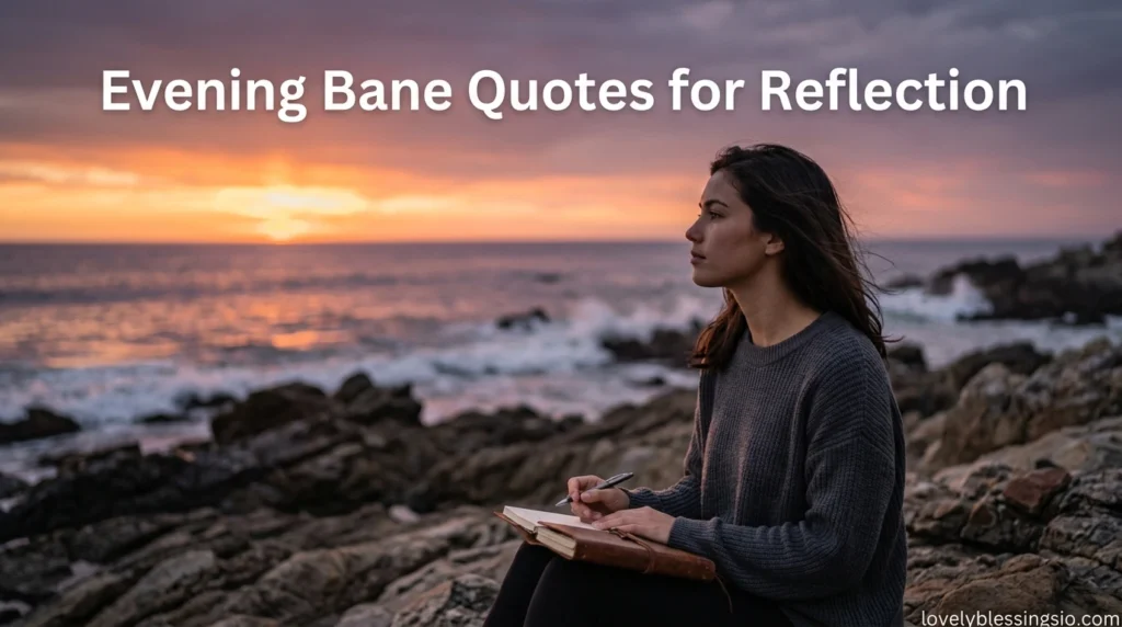 Evening Bane Quotes for Reflection