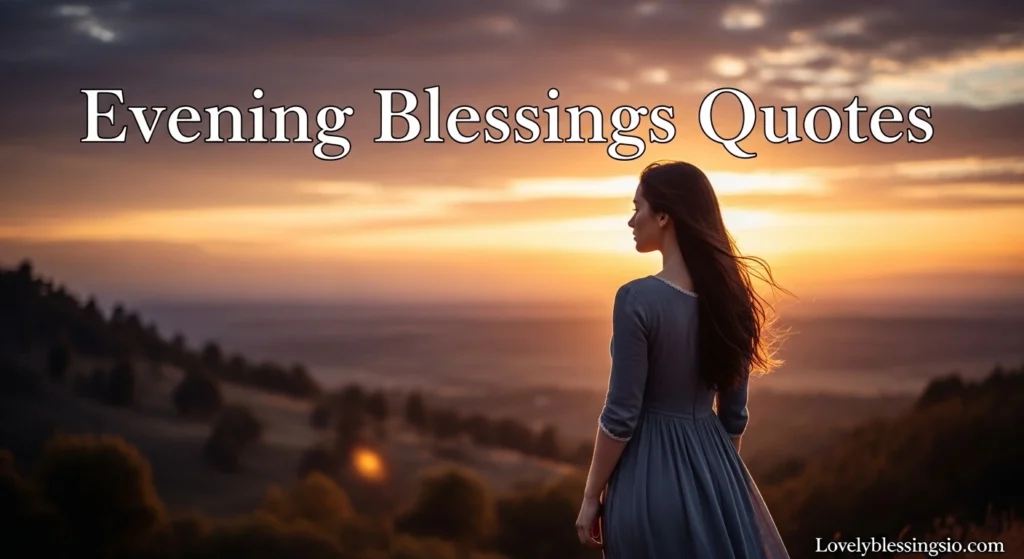 Evening Blessings Quotes