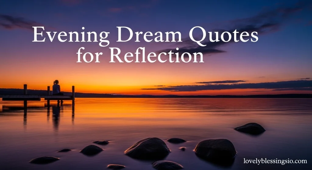 Evening Dream Quotes for Reflection