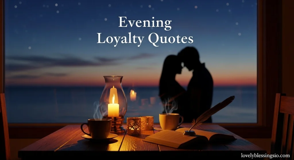 Evening Loyalty Quotes