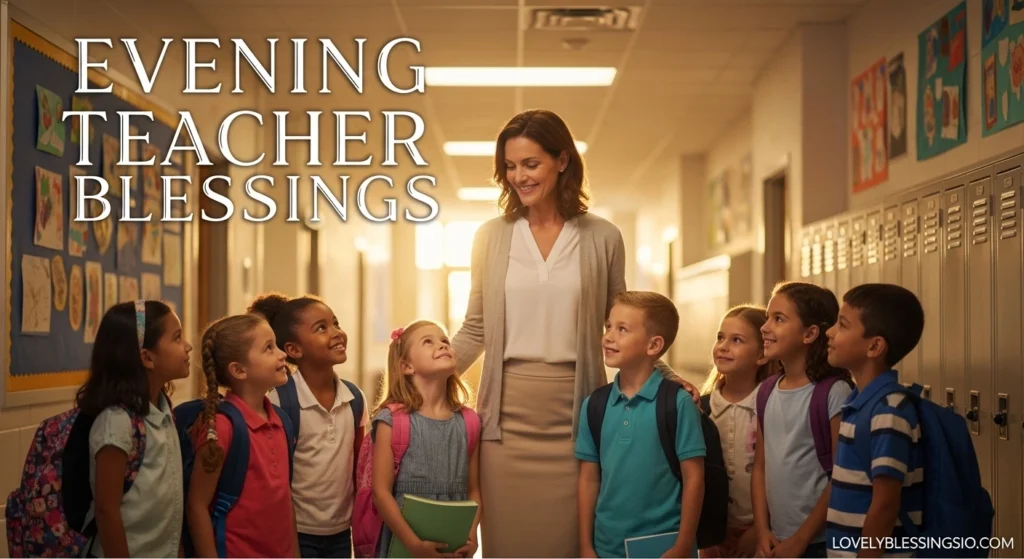 Evening Teacher Blessings 