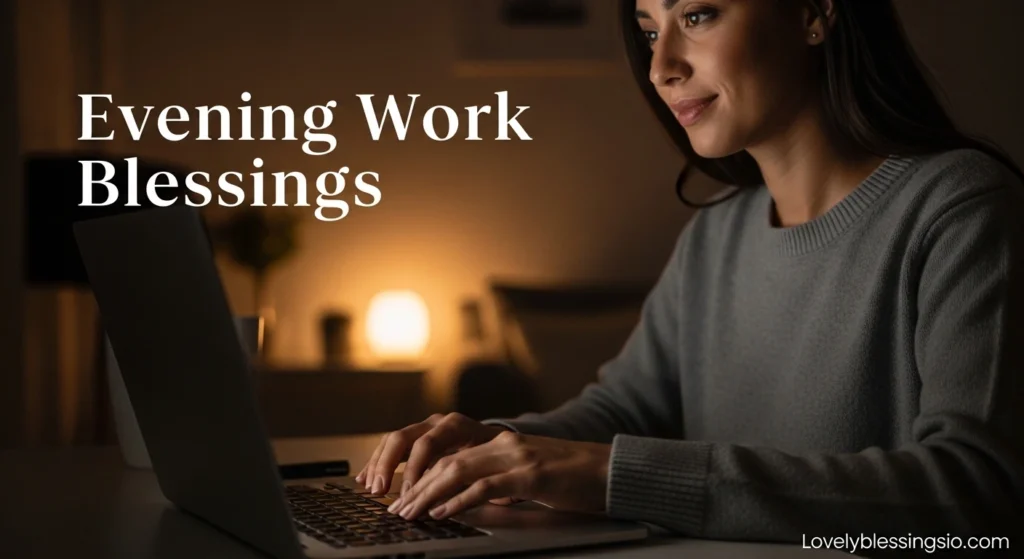 Evening Work Blessings