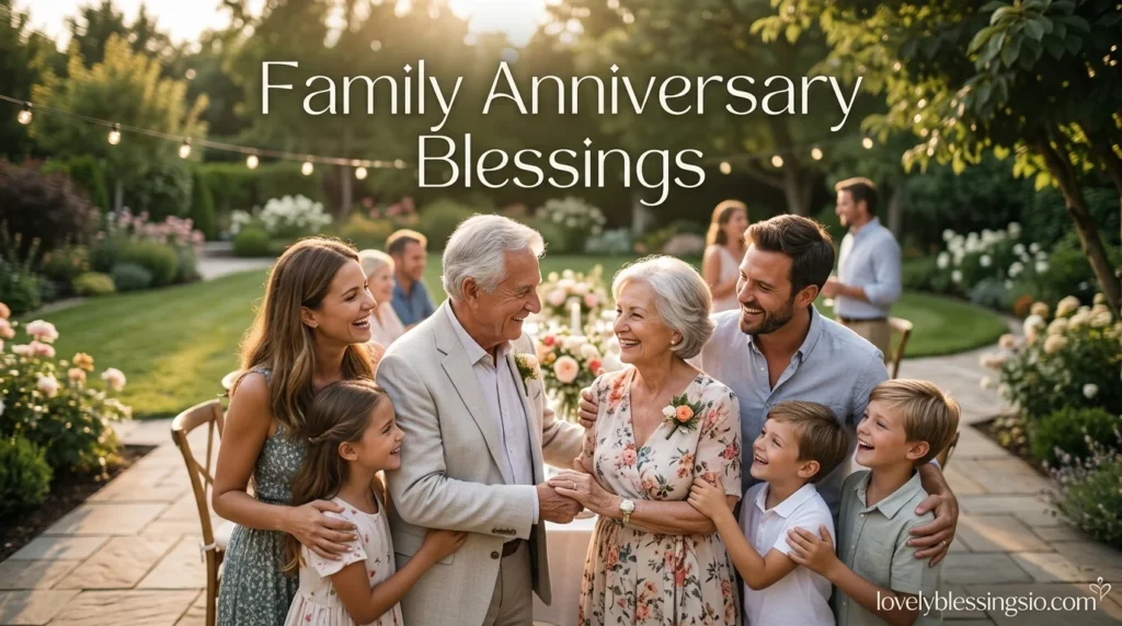 Family Anniversary Blessings