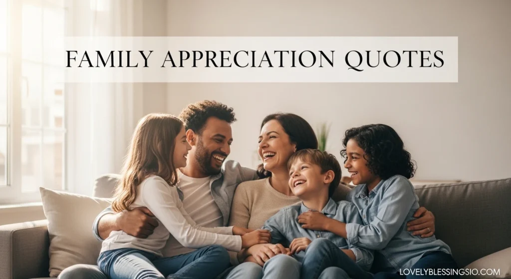 Family Appreciation Quotes