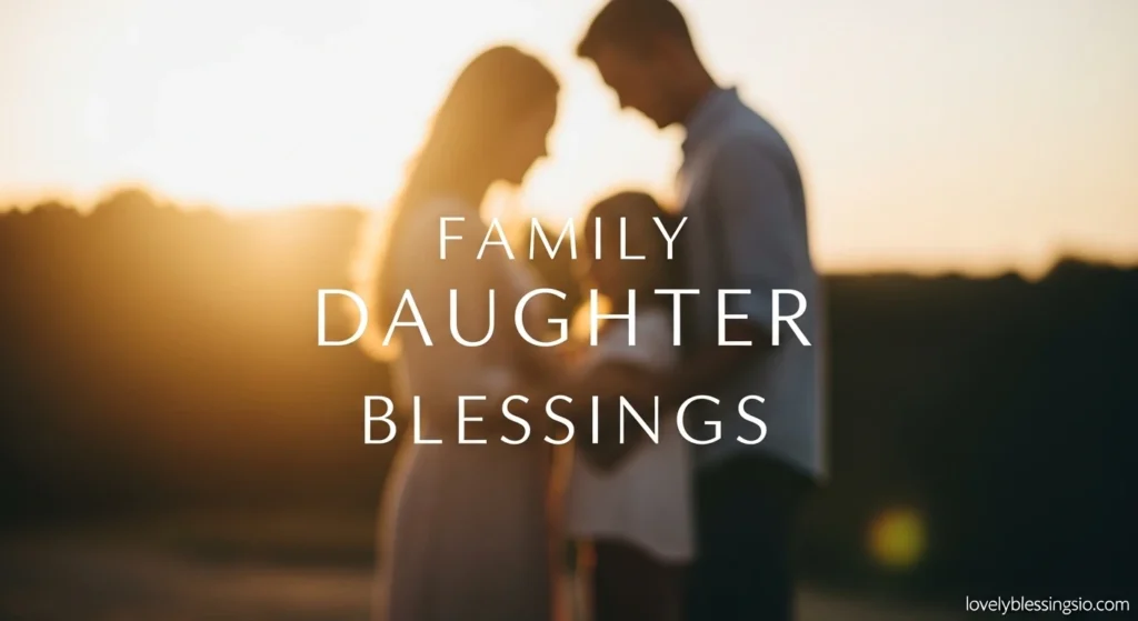 Family Daughter Blessings