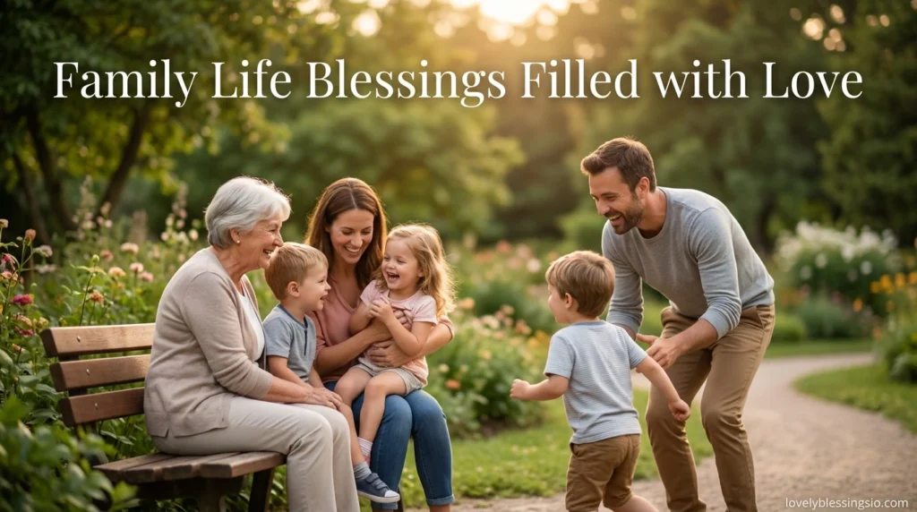 Family Life Blessings Filled with Love