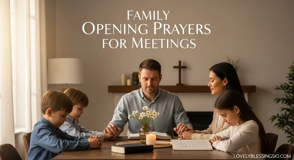  Family Opening Prayers for Meetings