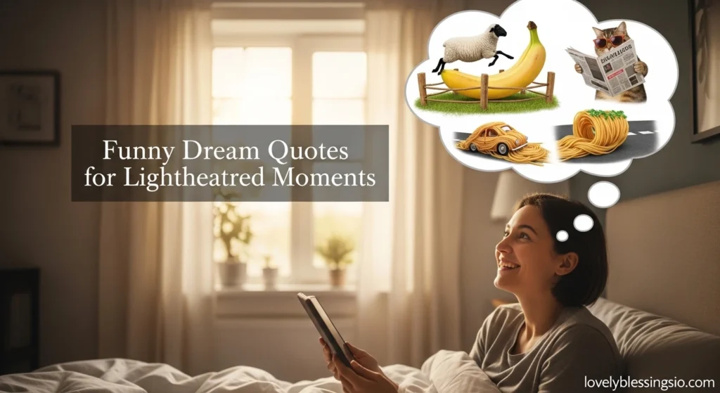Funny Dream Quotes for Lighthearted Moments