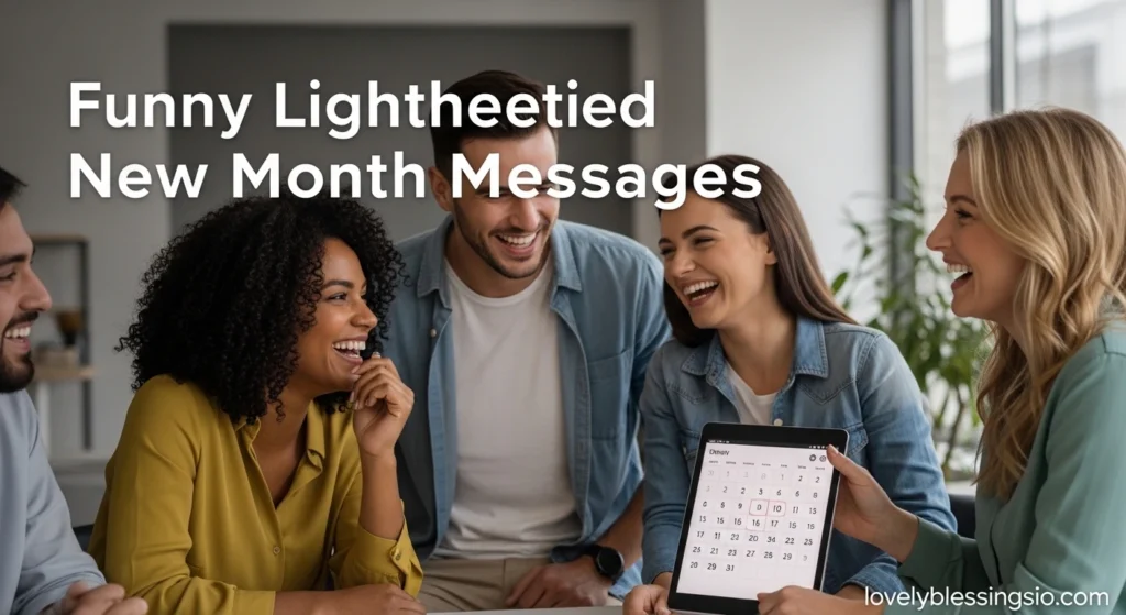 Funny Lighthearted New Month Messages