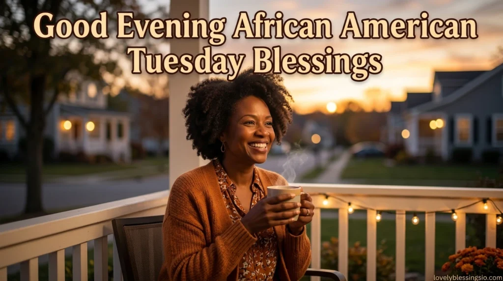 Good Evening African American Tuesday Blessings