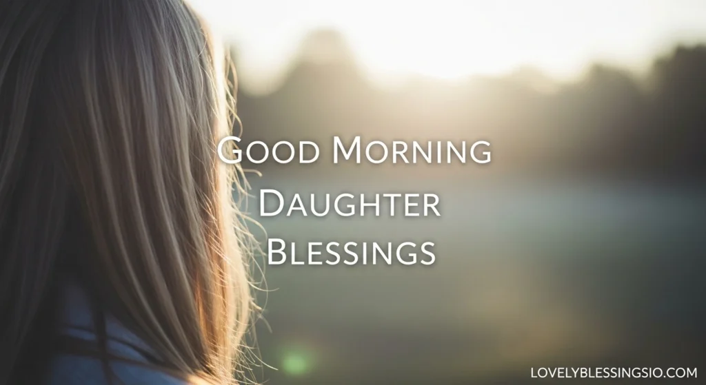 Good Morning Daughter Blessings