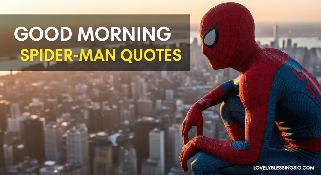 Good Morning Spider-Man Quotes