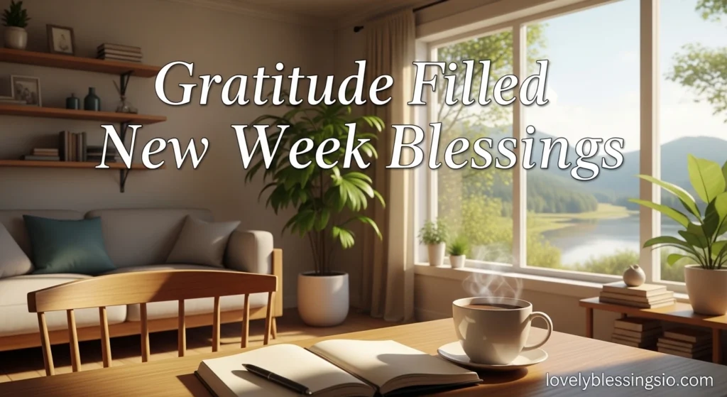 Gratitude Filled New Week Blessings