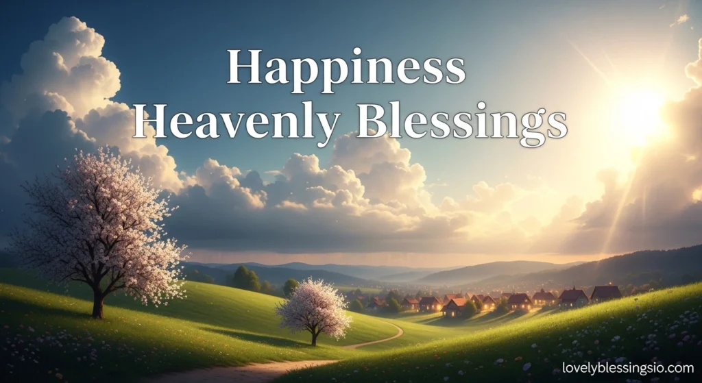 Happiness Heavenly Blessings