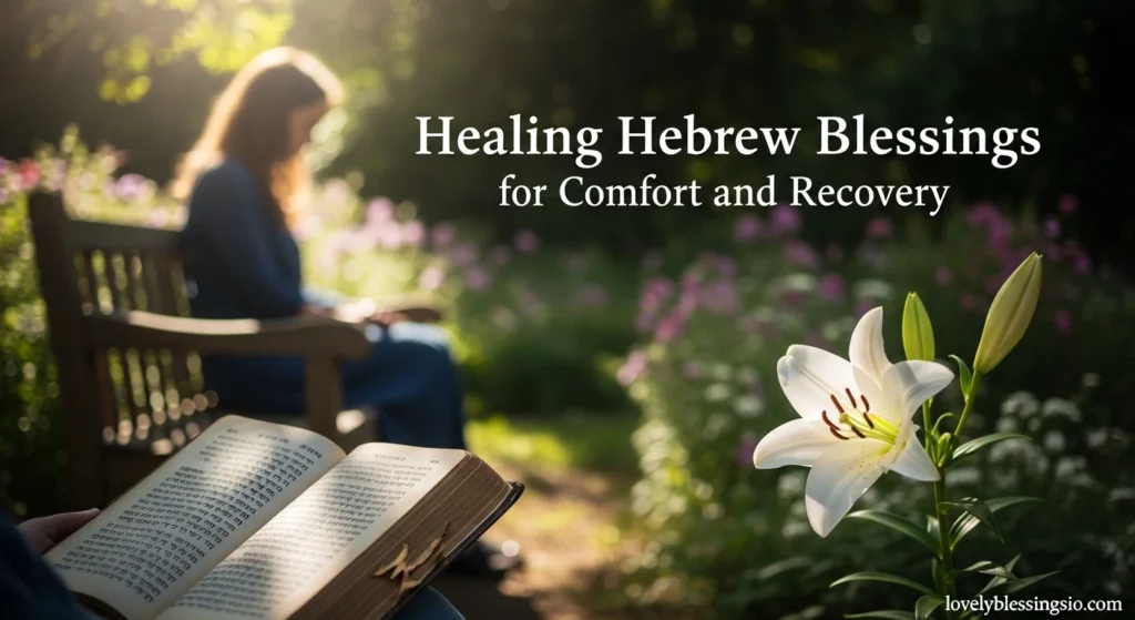 Healing Hebrew Blessings for Comfort and Recovery