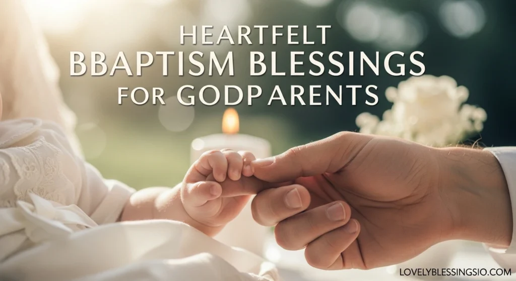 Heartfelt Baptism Blessings for Godparents