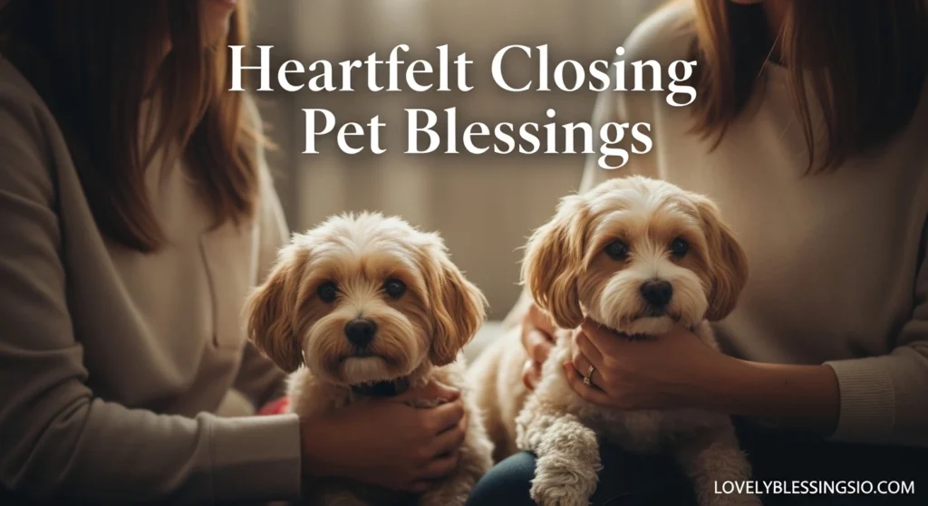 Heartfelt Closing Pet Blessings