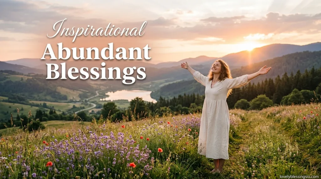 Inspirational Abundant Blessings