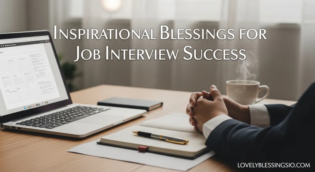 Inspirational Blessings for Job Interview Success
