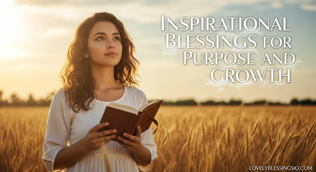 Inspirational Blessings for Purpose and Growth
