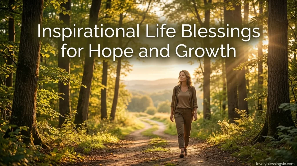 Inspirational Life Blessings for Hope and Growth