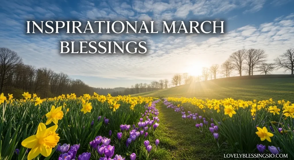 Inspirational March Blessings