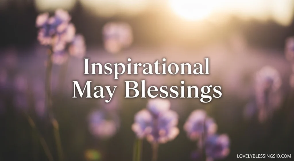 Inspirational May Blessings