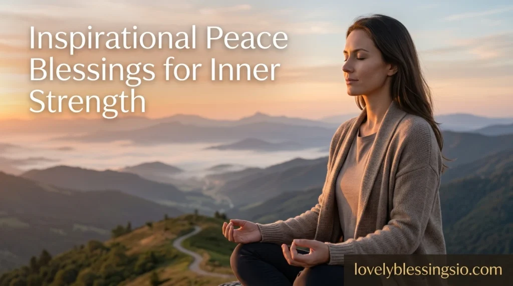 Inspirational Peace Blessings for Inner Strength