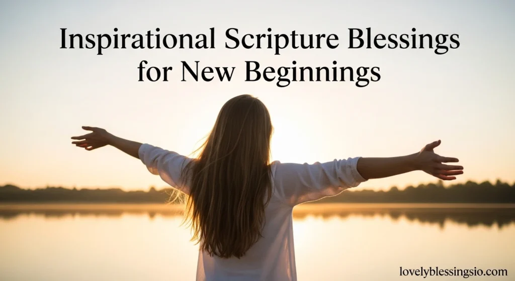 Inspirational Scripture Blessings for New Beginnings