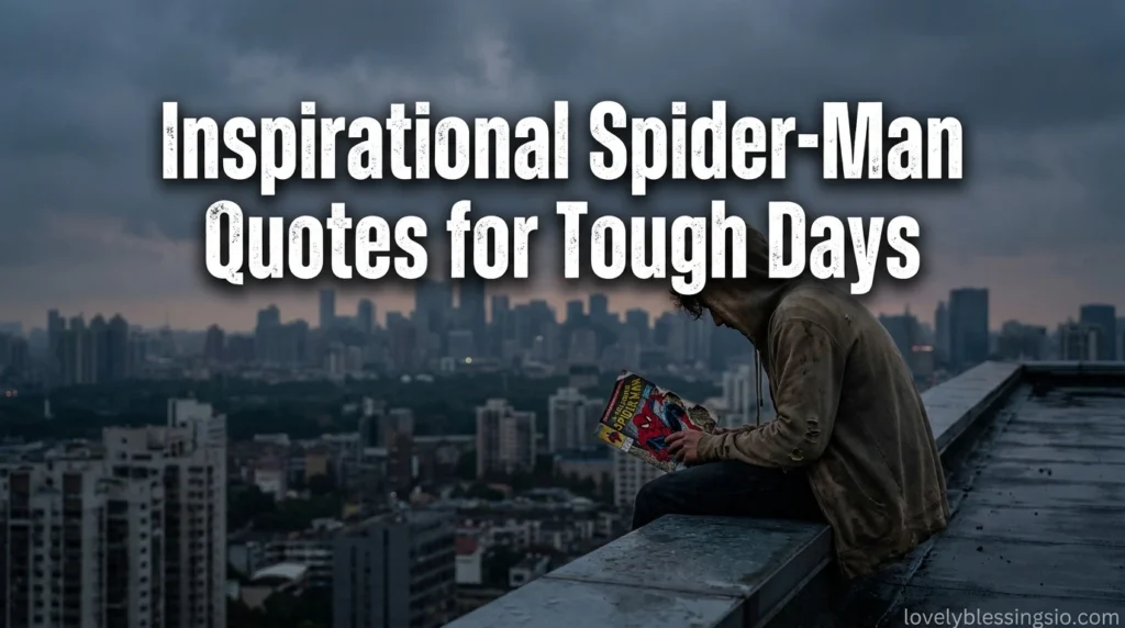Inspirational Spider-Man Quotes for Tough Days