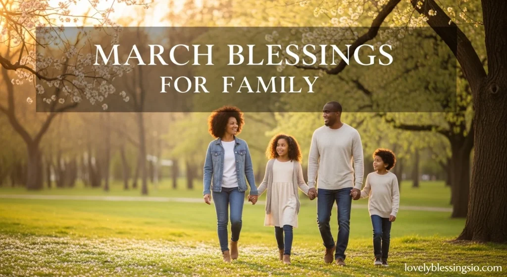 March Blessings for Family