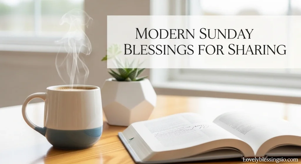 Modern Sunday Blessings for Sharing
